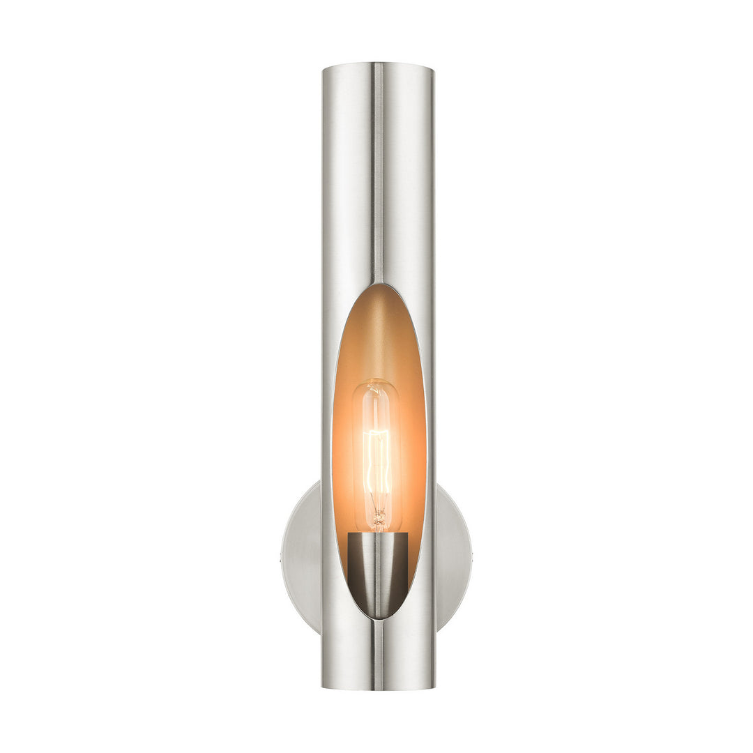 Livex Novato 45891-91 Wall Sconce Light - Brushed Nickel