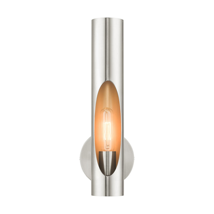Livex Novato 45891-91 Wall Sconce Light - Brushed Nickel