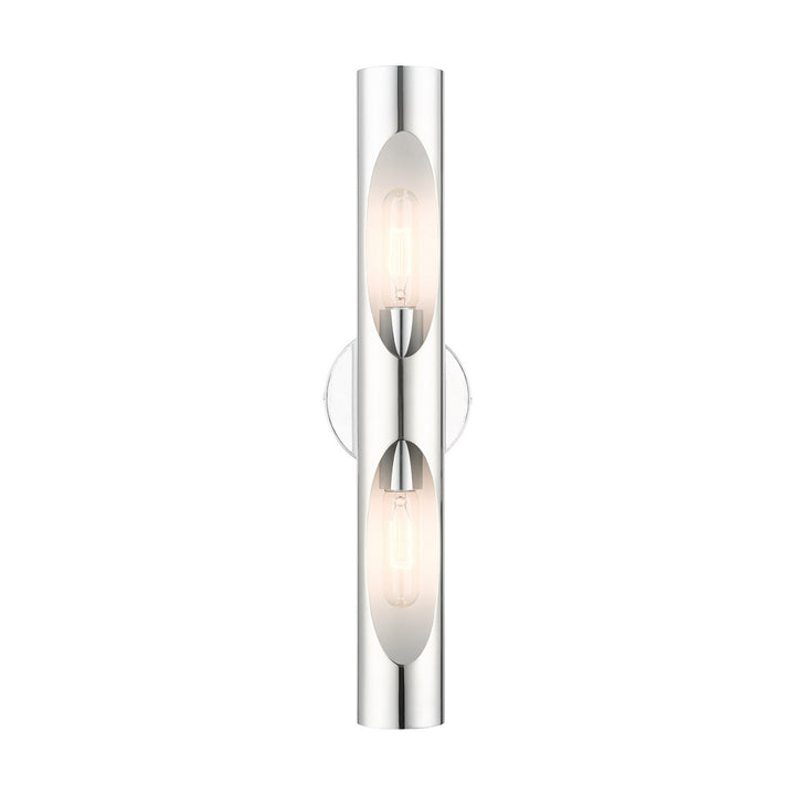 Livex Novato 45892-05 Wall Sconce Light - Polished Chrome