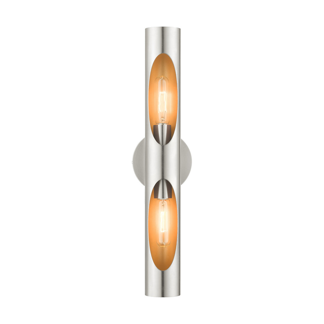 Livex Novato 45892-91 Wall Sconce Light - Brushed Nickel