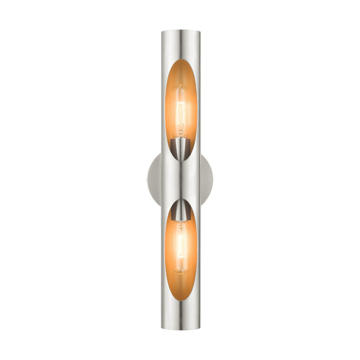 Livex Novato 45892-91 Wall Sconce Light - Brushed Nickel