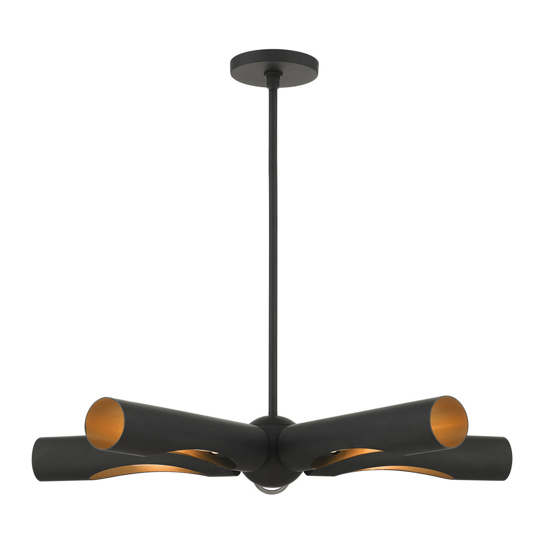 Livex Novato 45895-04 Chandelier Light - Black