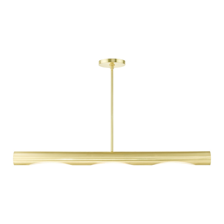 Livex Novato 45897-12 Pendant Light - Satin Brass