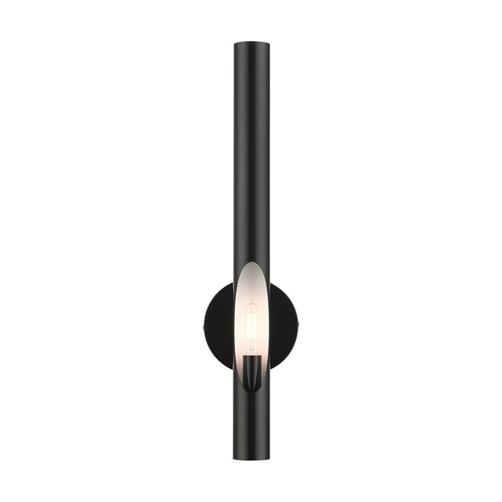 Livex Acra 45911-68 Wall Sconce Light - Shiny Black