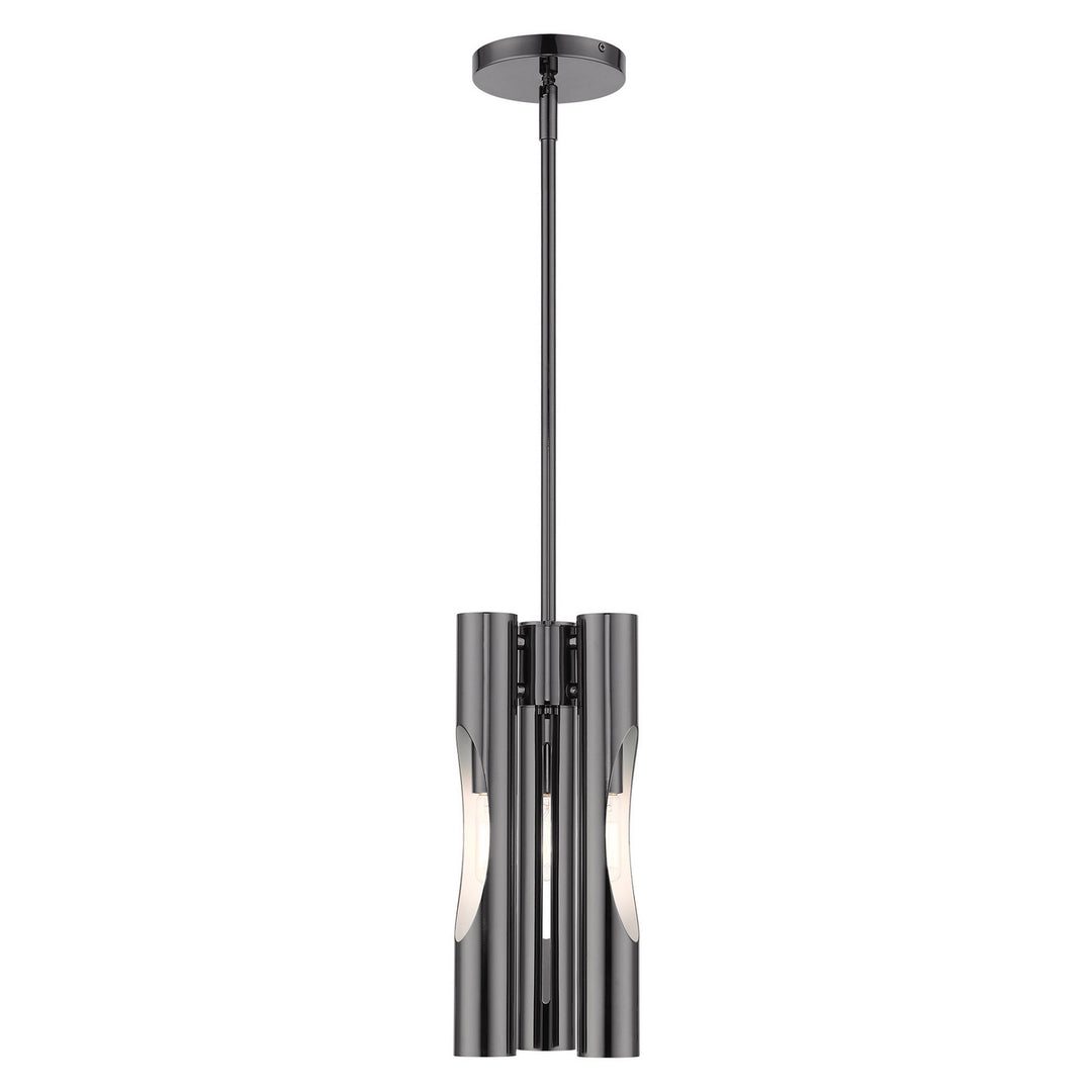 Livex Acra 45913-46 Pendant Light - Black Chrome