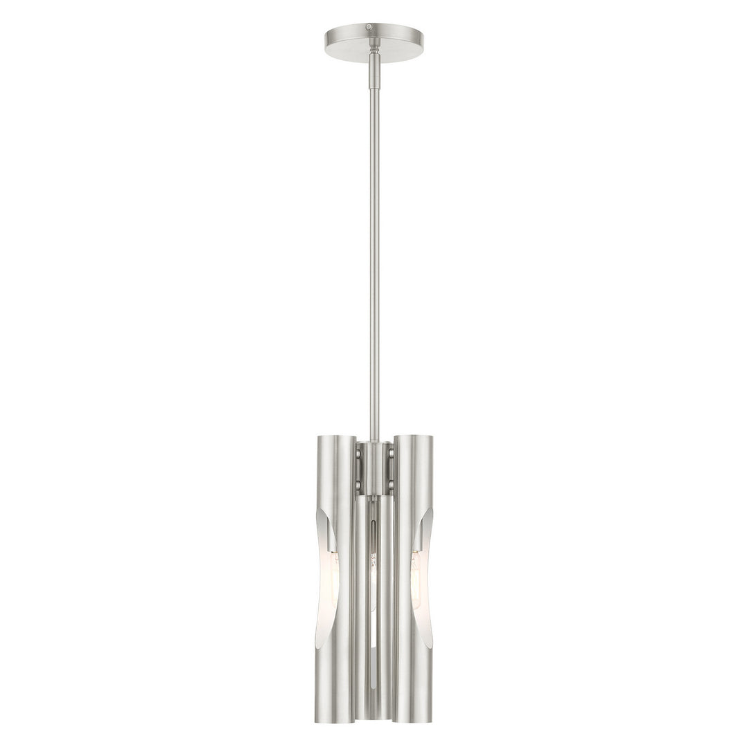 Livex Acra 45913-91 Pendant Light - Brushed Nickel