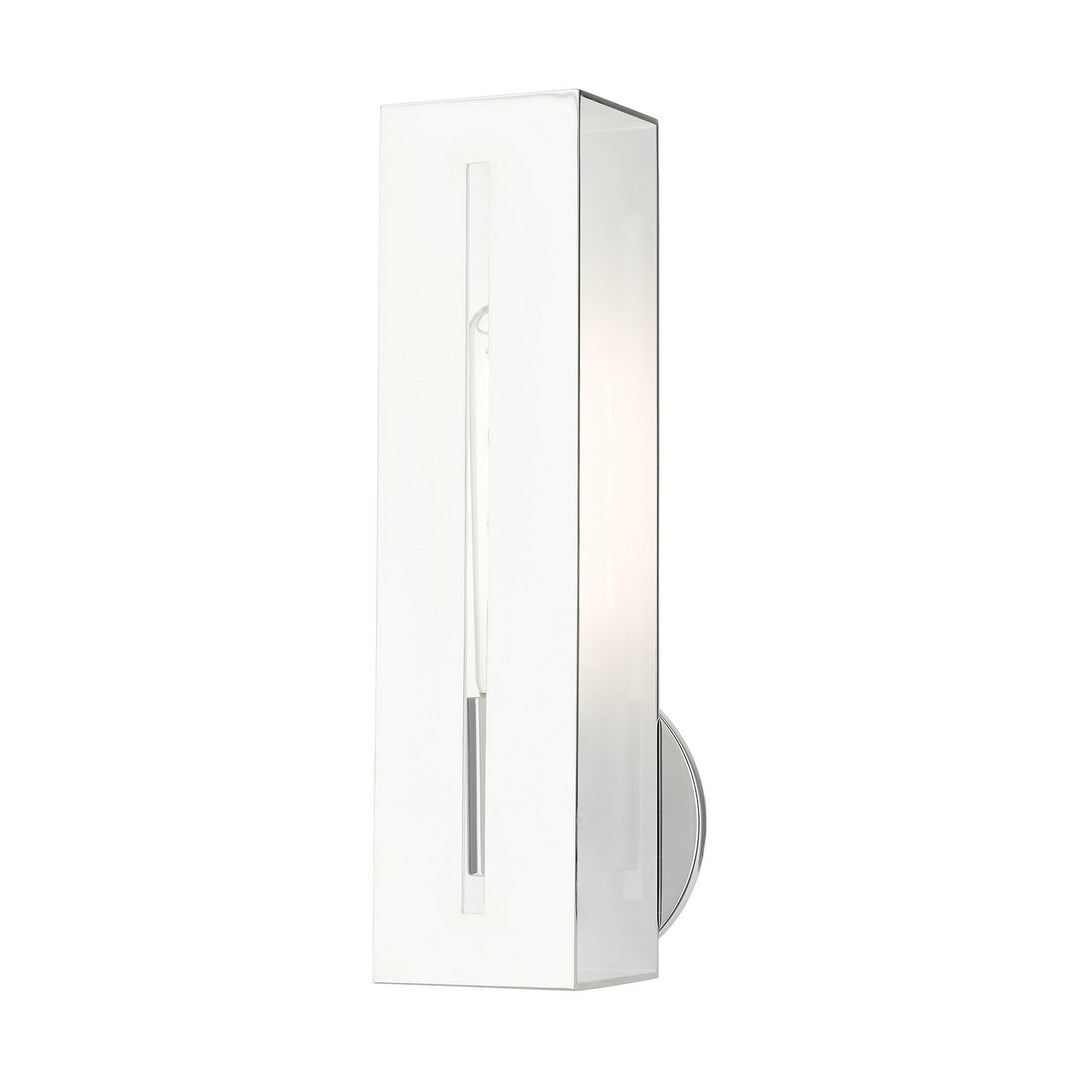 Livex Soma 45953-05 Wall Sconce Light - Polished Chrome