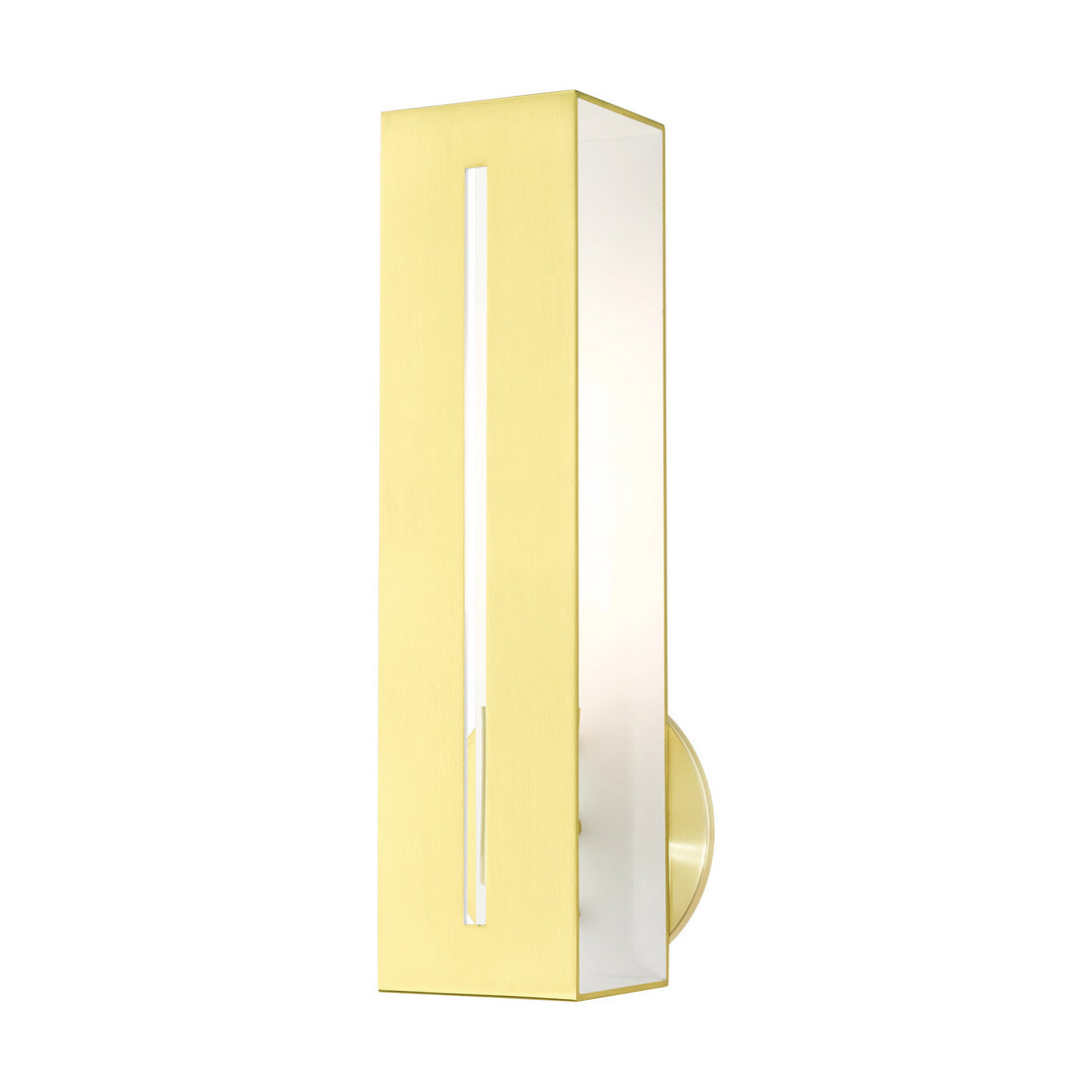 Livex Soma 45953-12 Wall Sconce Light - Satin Brass