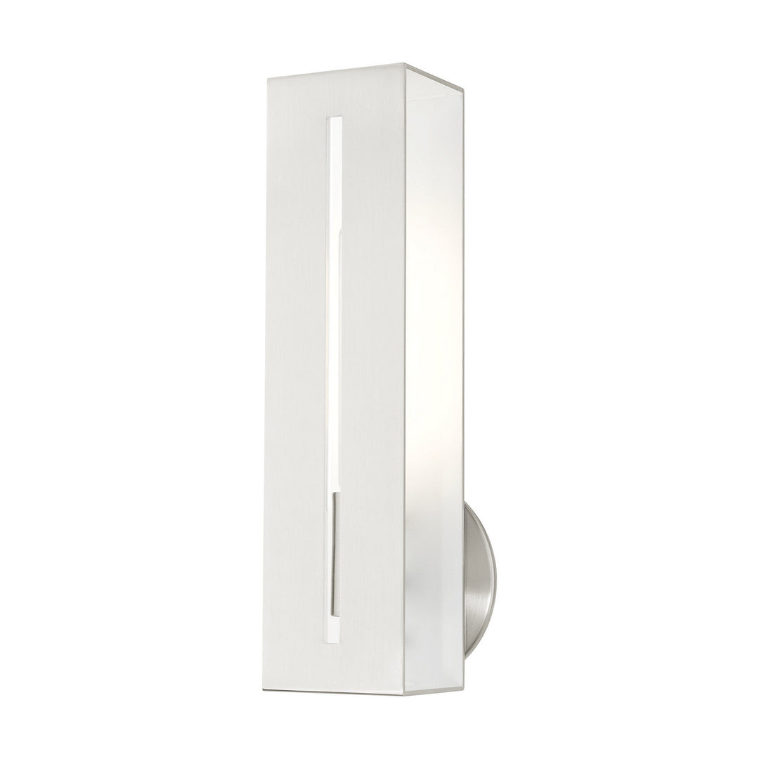 Livex Soma 45953-91 Wall Sconce Light - Brushed Nickel