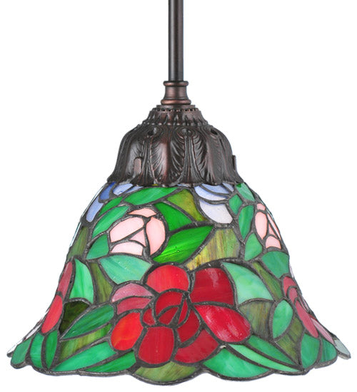 Meyda Tiffany Begonia 107145 Pendant Light - Gyb Flame Lt Blue