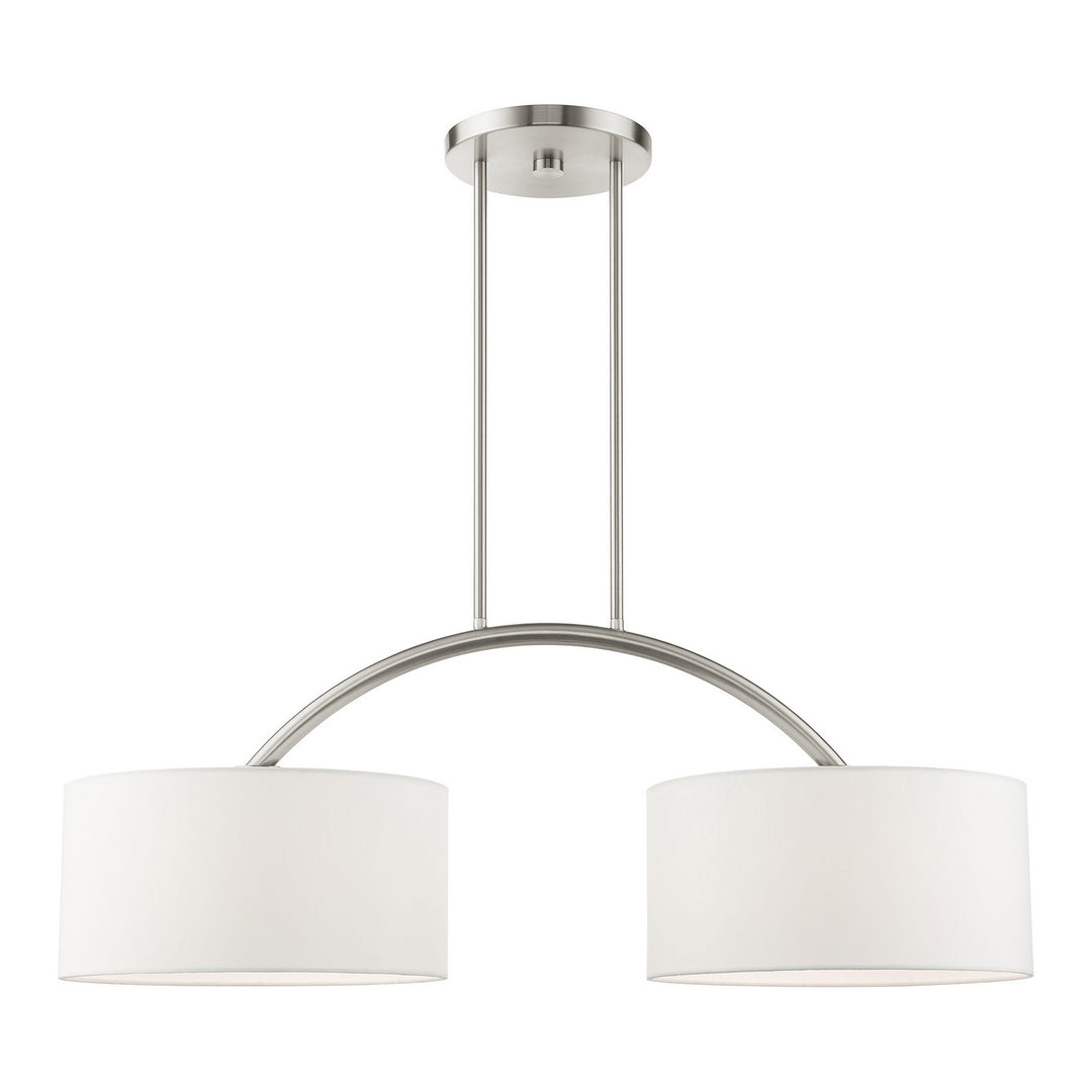 Livex Meridian 45982-91 Pendant Light - Brushed Nickel