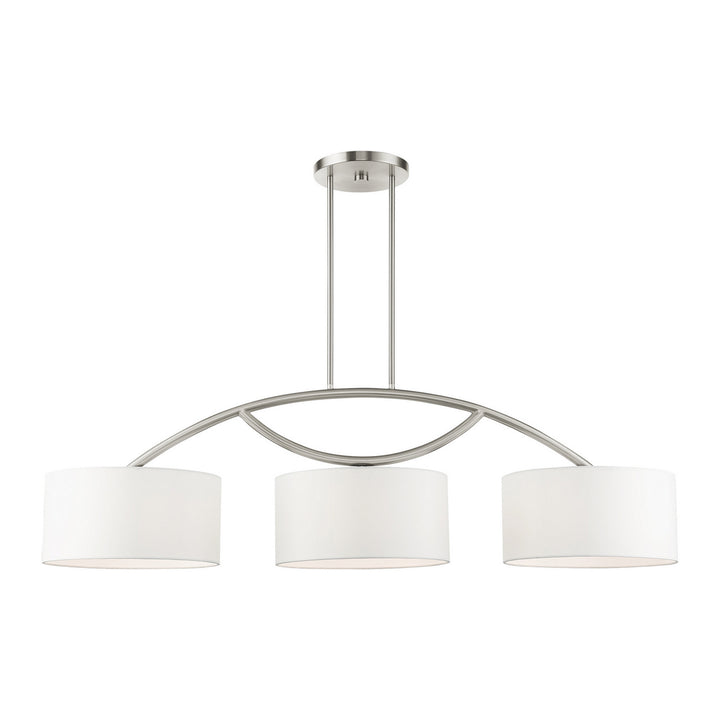 Livex Meridian 45983-91 Pendant Light - Brushed Nickel