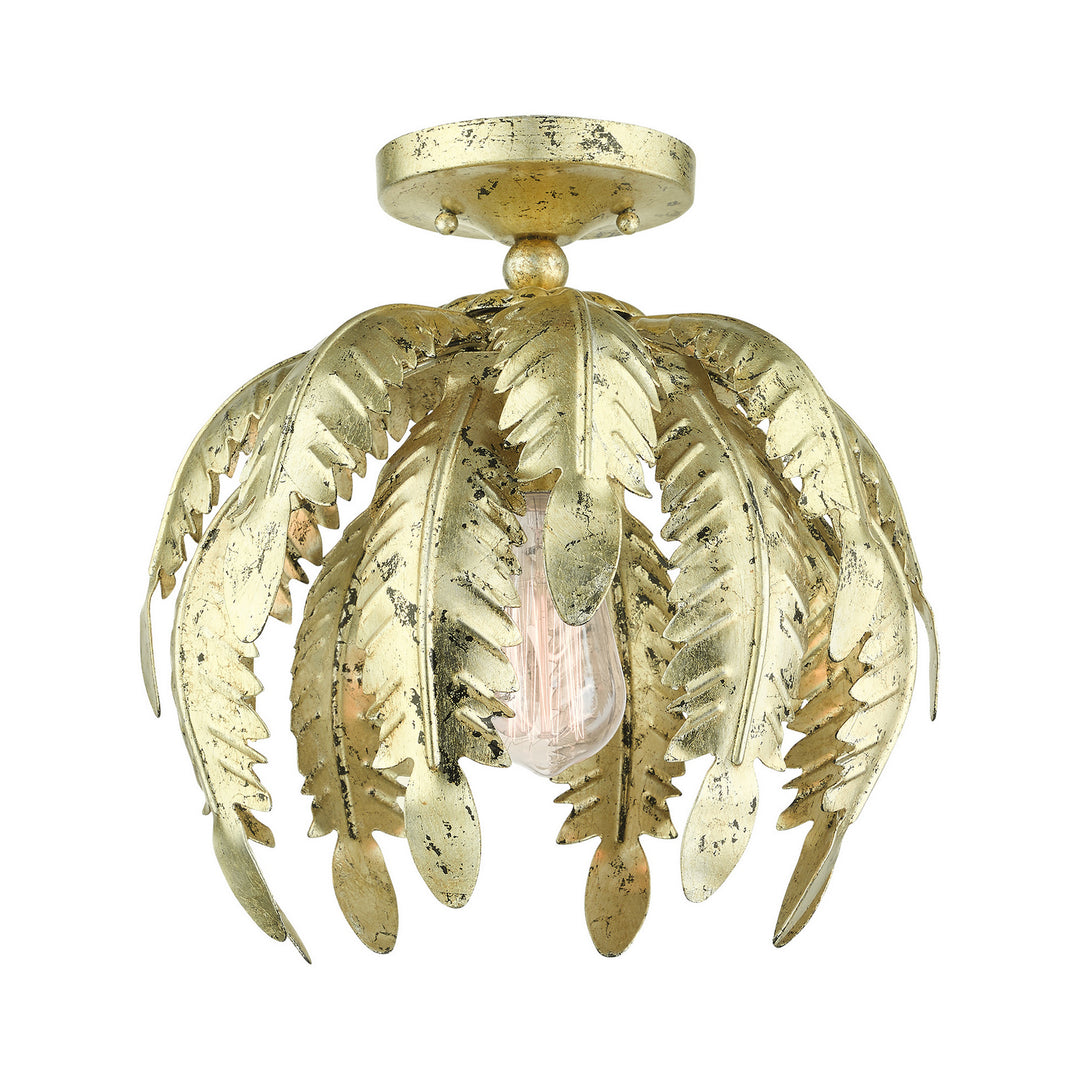 Livex Acanthus 46231-28 Ceiling Light - Hand Applied Winter Gold