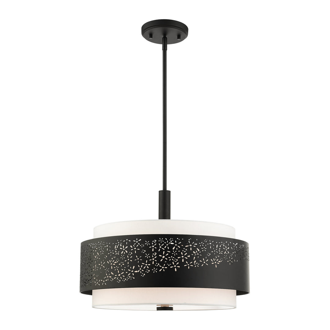 Livex Noria 46254-04 Chandelier Light - Black