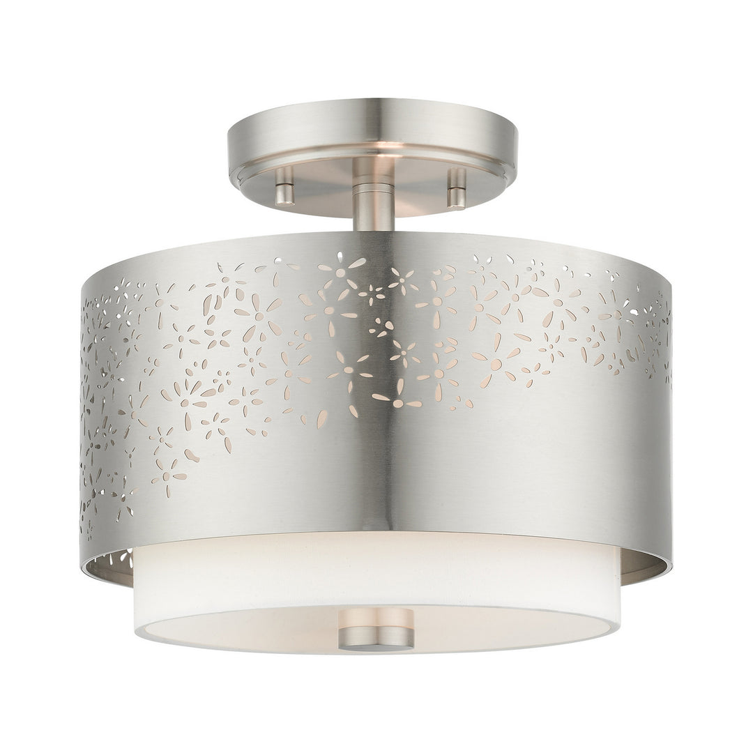 Livex Noria 46267-91 Ceiling Light - Brushed Nickel