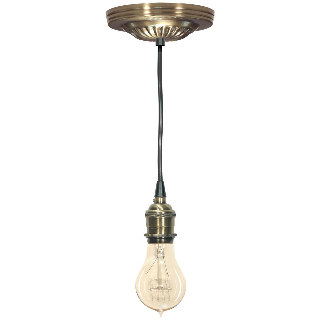 Satco 90-1890 Pendant Light - Antique Brass