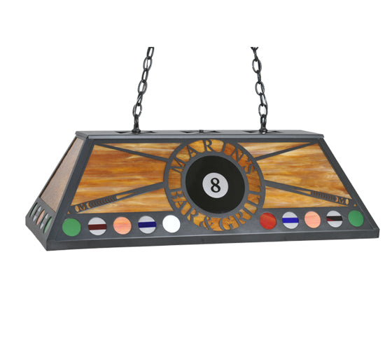Meyda Tiffany 8 Ball Personalized 107191 Pendant Light - Mahogany Bronze