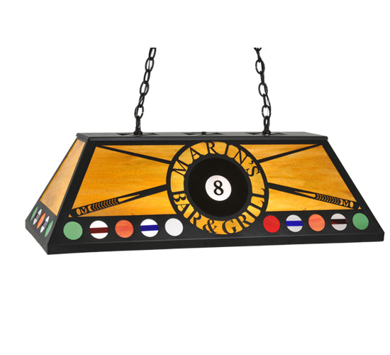 Meyda Tiffany 8 Ball Personalized 107191 Pendant Light - Mahogany Bronze