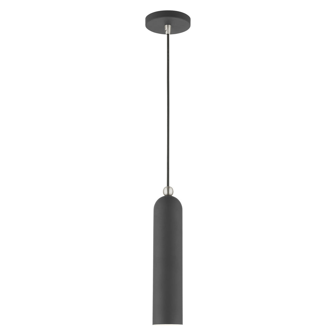 Livex Ardmore 46751-76 Pendant Light - Scandinavian Gray w/ Brushed Nickels