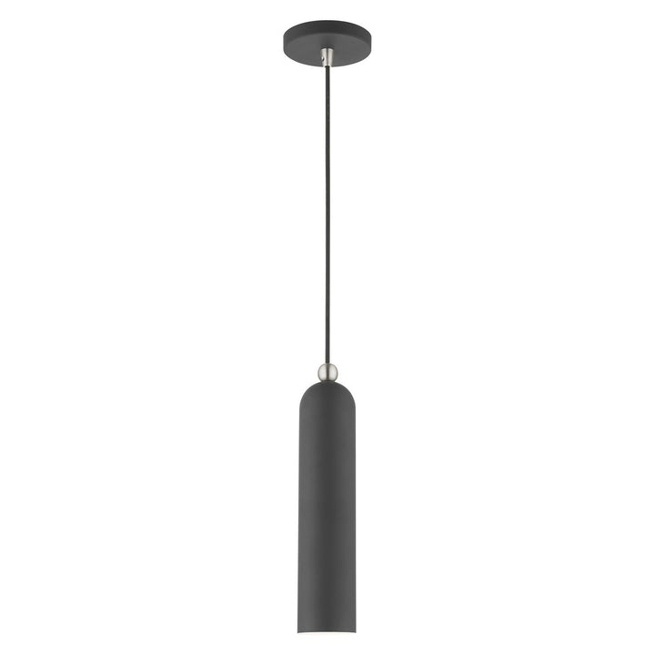 Livex Ardmore 46751-76 Pendant Light - Scandinavian Gray w/ Brushed Nickels