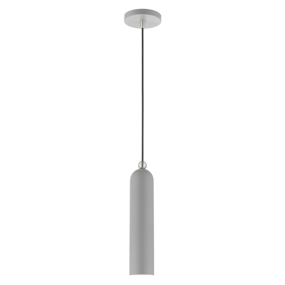 Livex Ardmore 46751-80 Pendant Light - Nordic Gray w/ Brushed Nickels