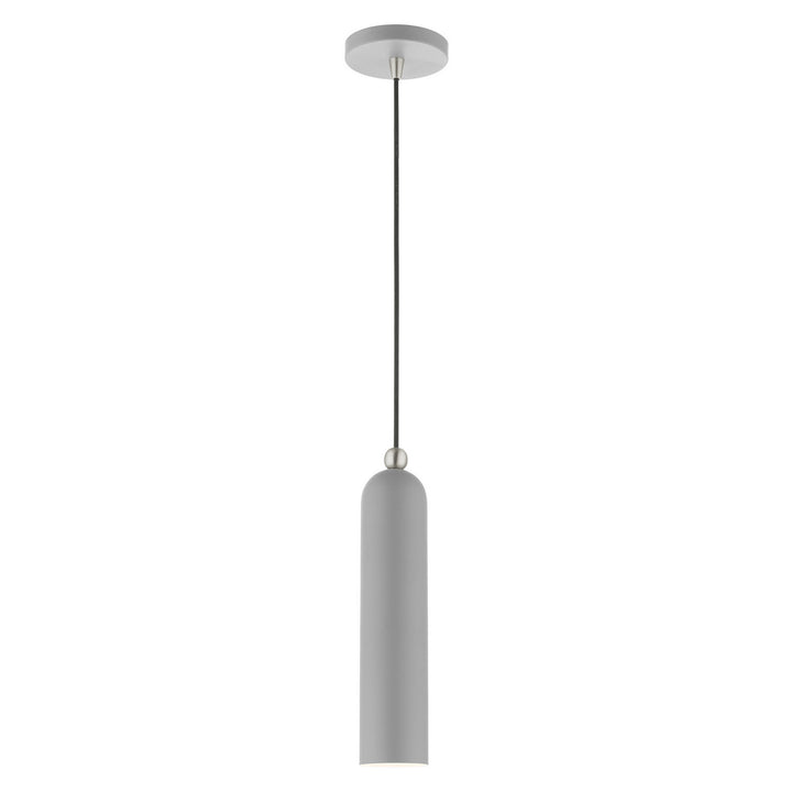 Livex Ardmore 46751-80 Pendant Light - Nordic Gray w/ Brushed Nickels