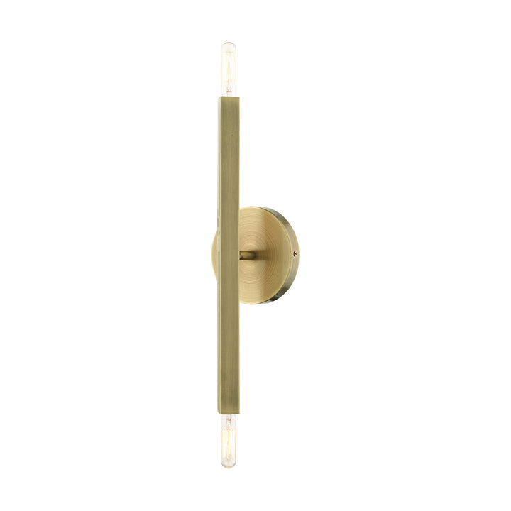 Livex Monaco 46981-01 Wall Sconce Light - Antique Brass