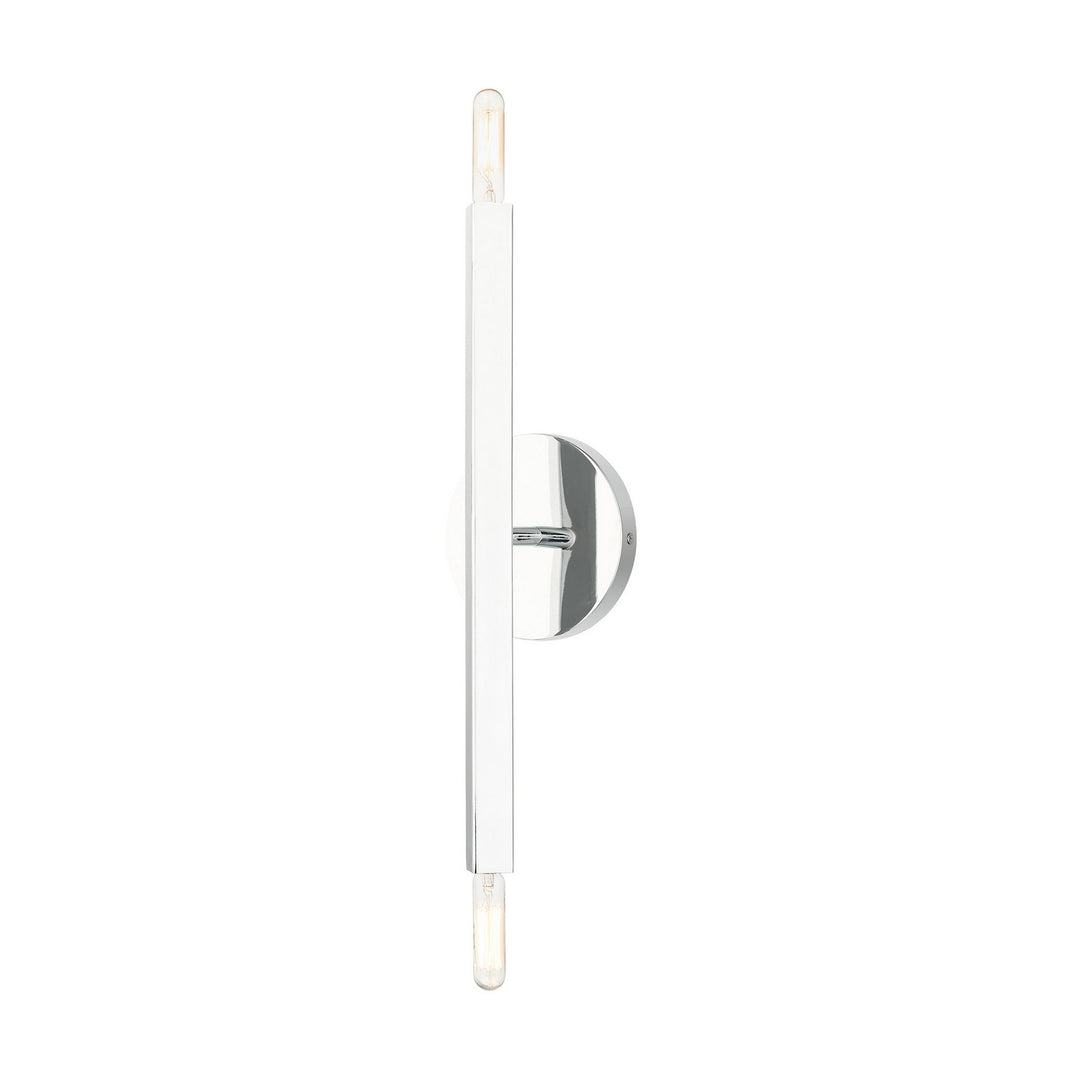 Livex Monaco 46981-05 Wall Sconce Light - Polished Chrome