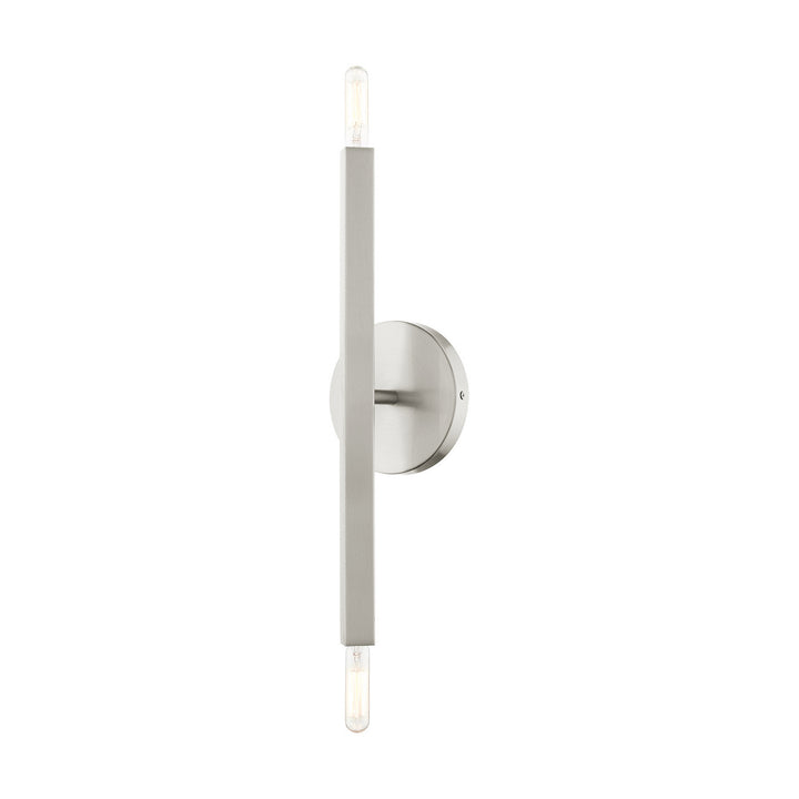 Livex Monaco 46981-91 Wall Sconce Light - Brushed Nickel