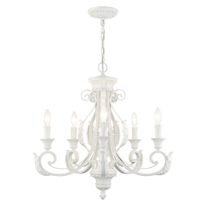 Livex Valencia 49065-69 Chandelier Light - Shiny White
