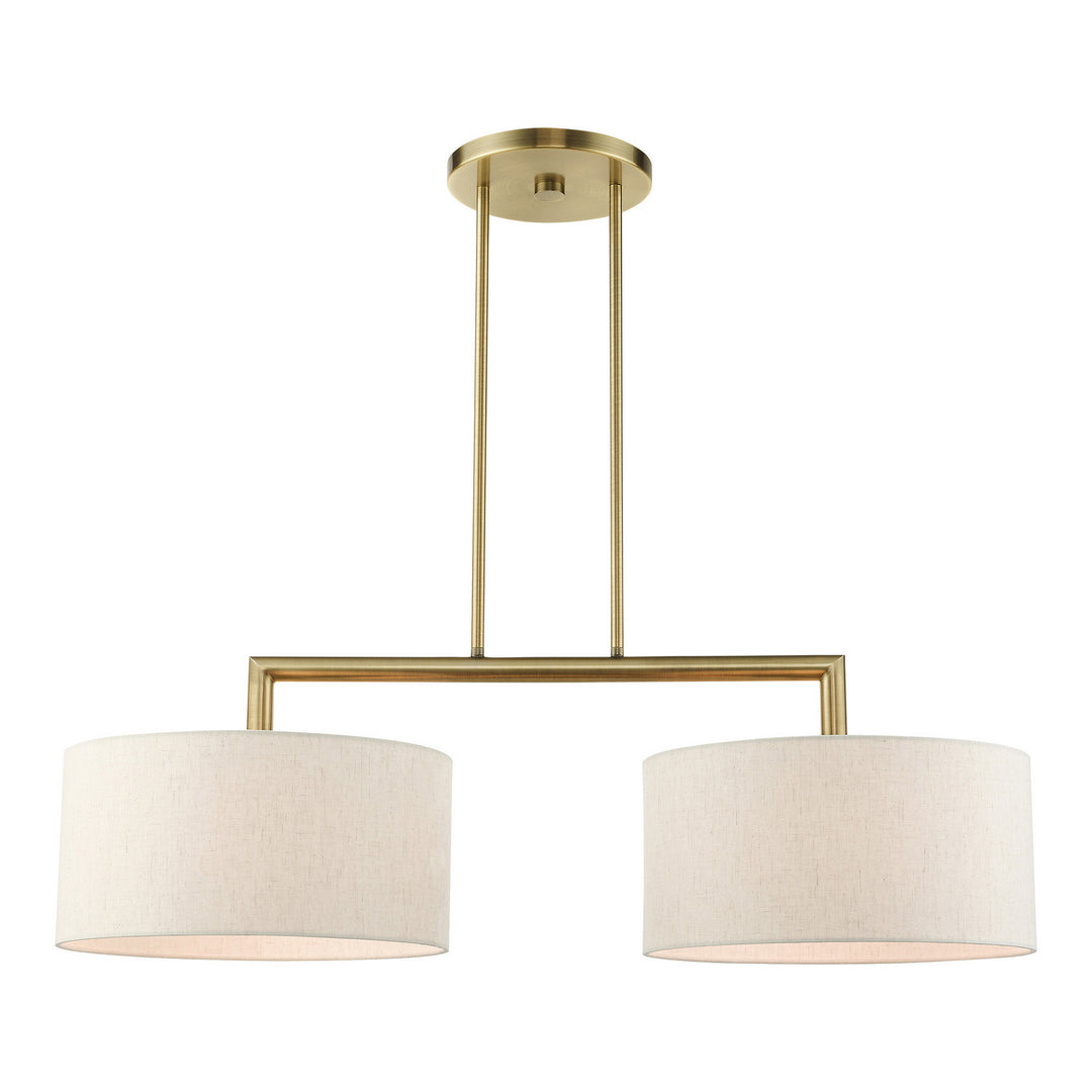 Livex Monroe 49292-01 Pendant Light - Antique Brass