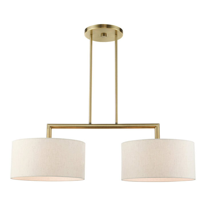Livex Monroe 49292-01 Pendant Light - Antique Brass
