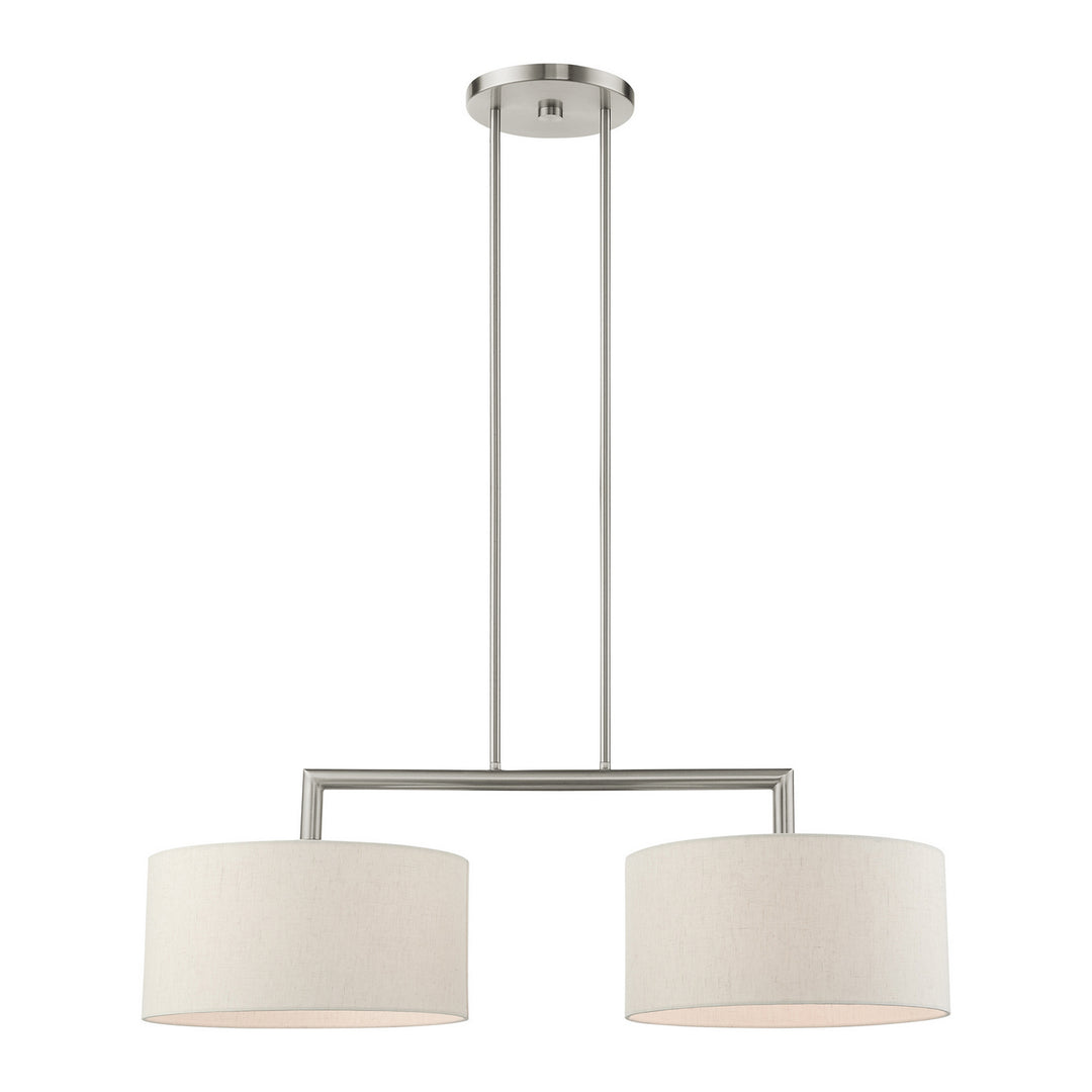 Livex Meridian 49292-91 Pendant Light - Brushed Nickel