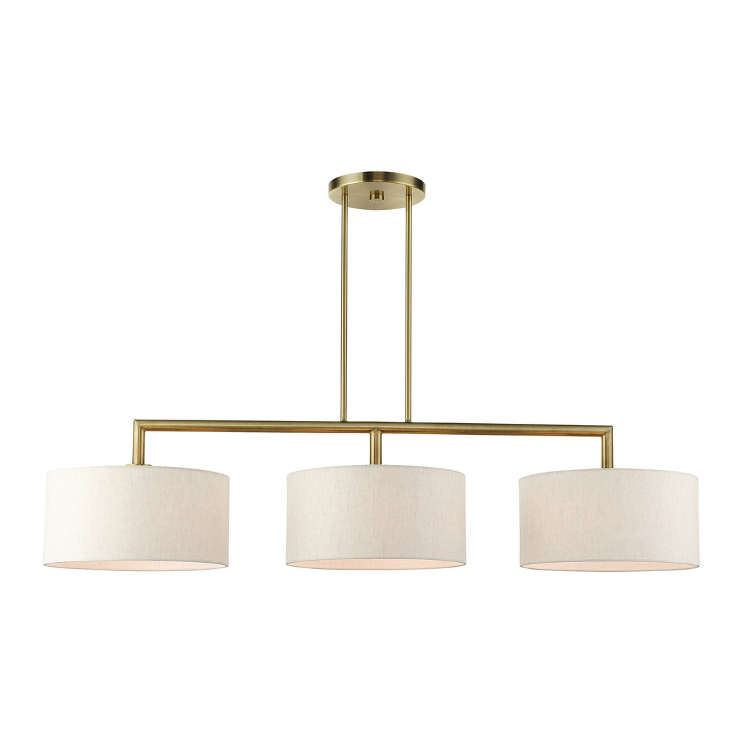 Livex Monroe 49293-01 Pendant Light - Antique Brass