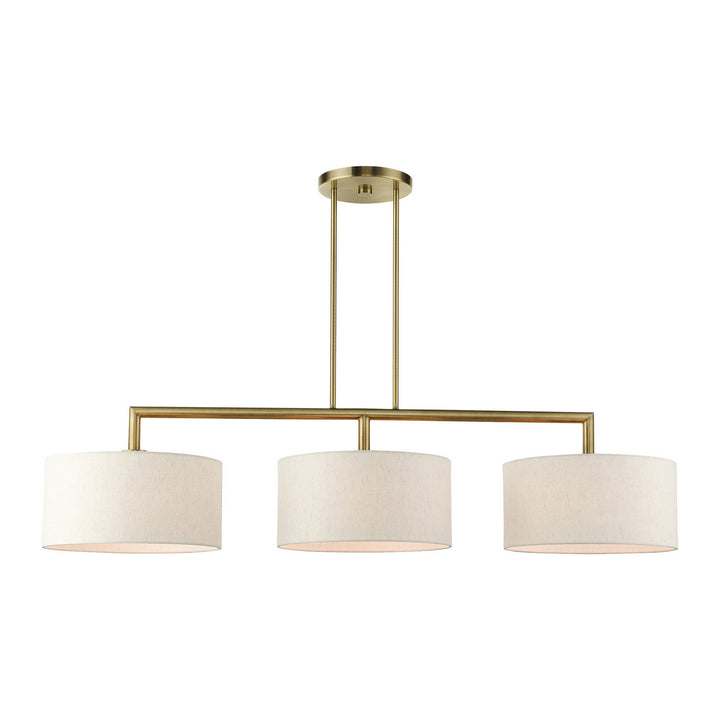 Livex Monroe 49293-01 Pendant Light - Antique Brass
