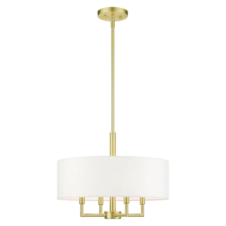 Livex Meridian 49374-12 Chandelier Light - Satin Brass