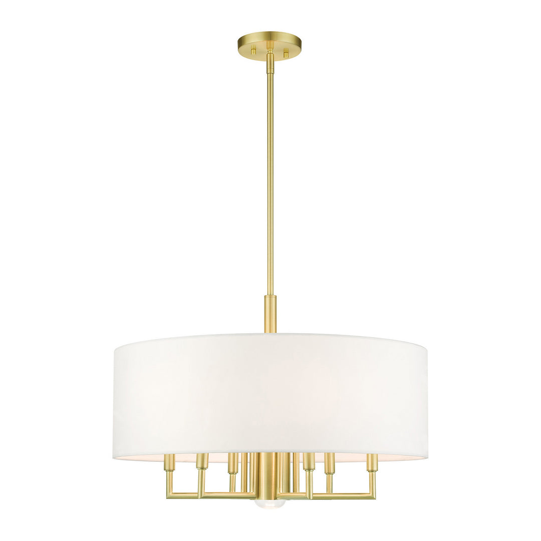 Livex Meridian 49376-12 Chandelier Light - Satin Brass