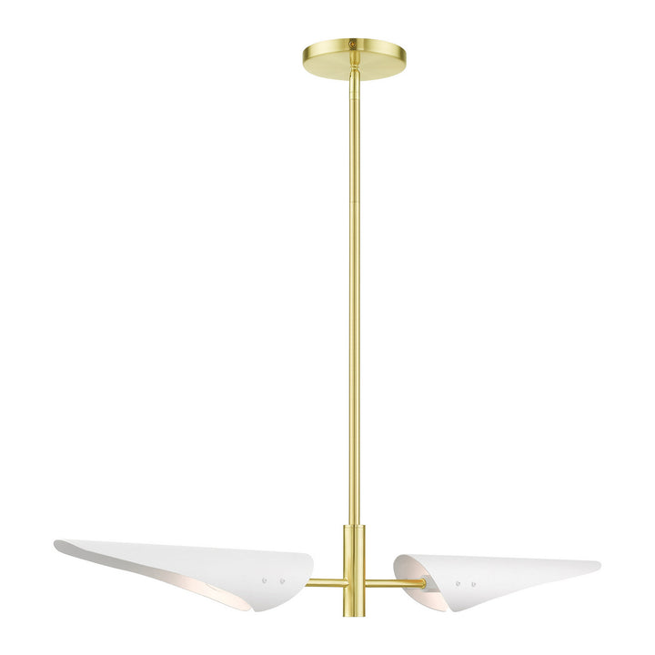 Livex Capistrano 49492-12 Pendant Light - Satin Brass