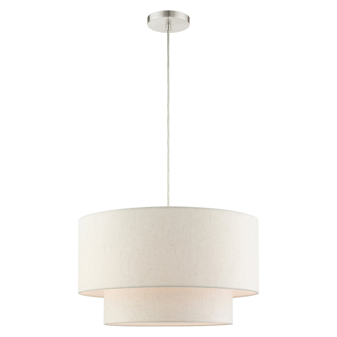 Livex Blossom 49803-91 Pendant Light - Brushed Nickel