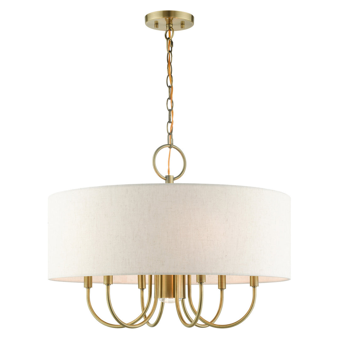 Livex Blossom 49806-01 Chandelier Light - Antique Brass