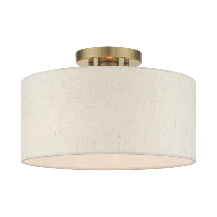 Livex Blossom 49809-01 Ceiling Light - Antique Brass