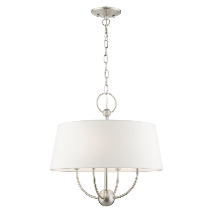 Livex Ridgecrest 49844-91 Chandelier Light - Brushed Nickel