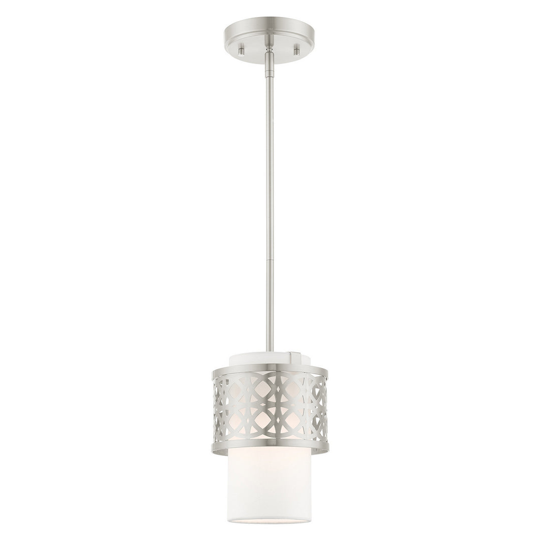 Livex Calinda 49861-91 Pendant Light - Brushed Nickel
