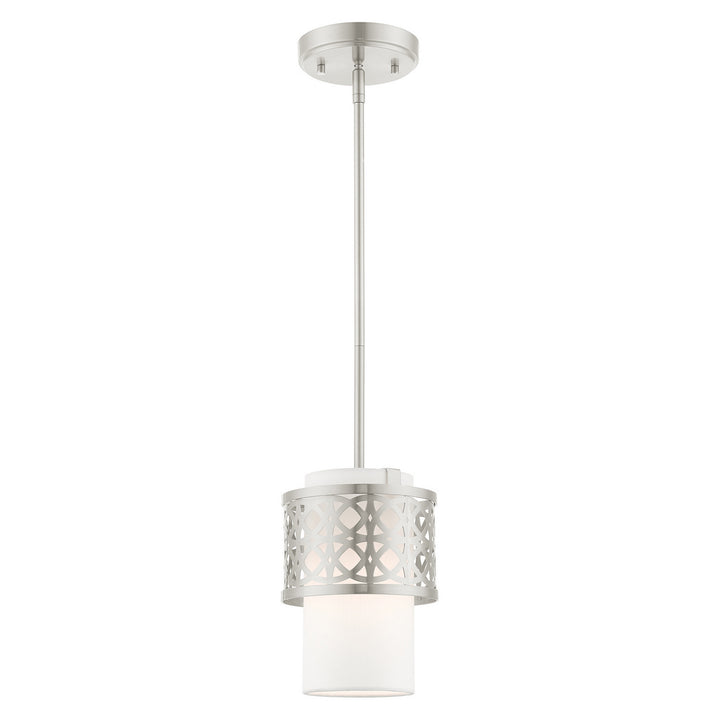 Livex Calinda 49861-91 Pendant Light - Brushed Nickel