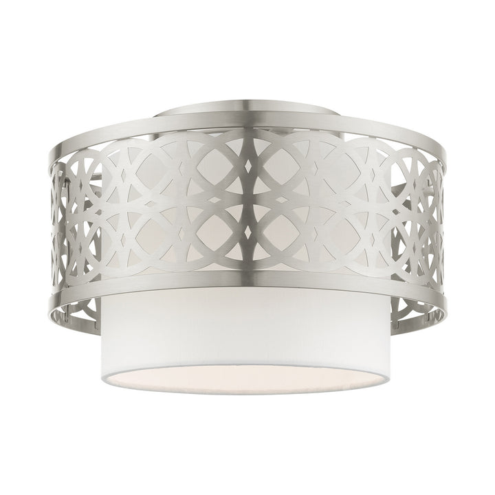 Livex Calinda 49862-91 Ceiling Light - Brushed Nickel