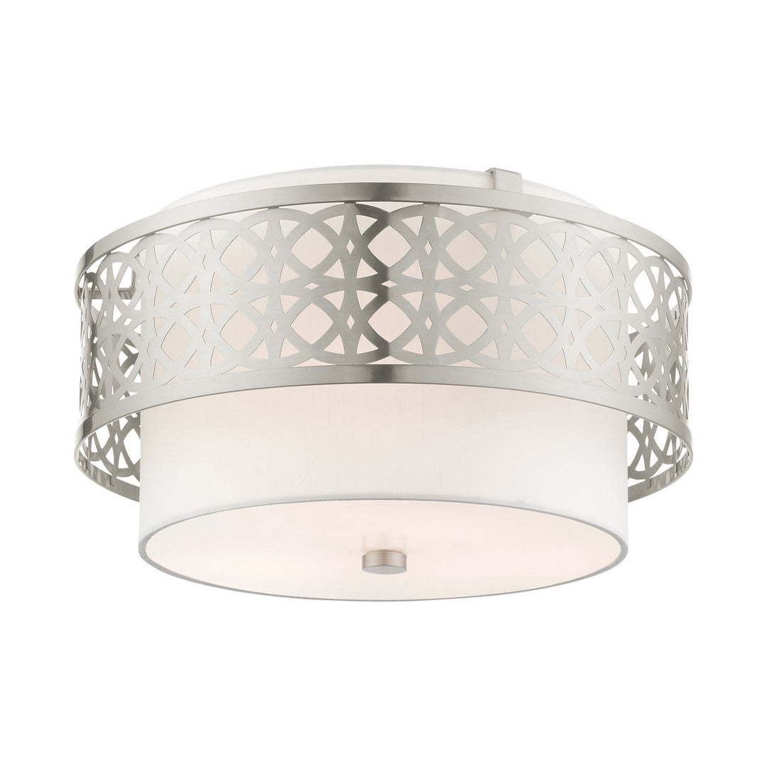 Livex Calinda 49863-91 Ceiling Light - Brushed Nickel