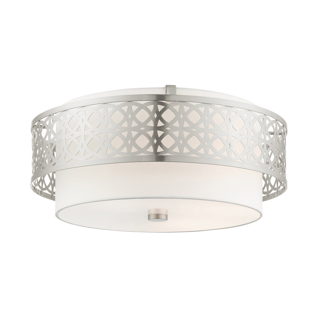 Livex Calinda 49864-91 Ceiling Light - Brushed Nickel