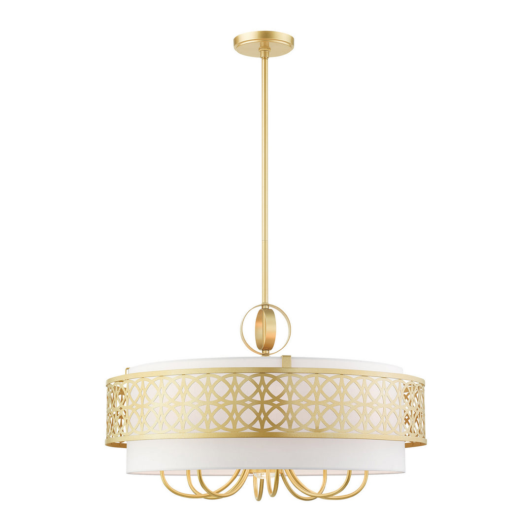 Livex Calinda 49867-33 Chandelier Light - Soft Gold