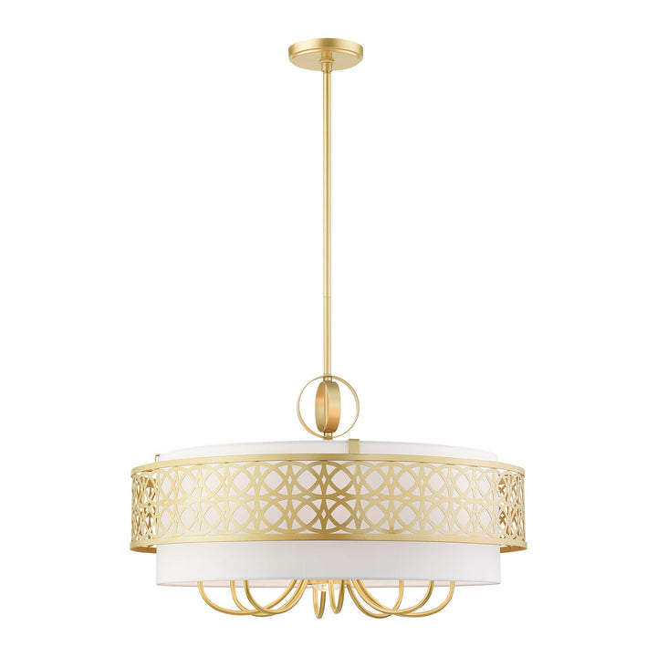 Livex Calinda 49867-33 Chandelier Light - Soft Gold