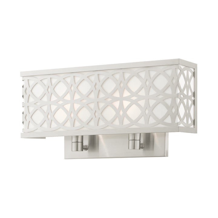 Livex Calinda 49877-91 Wall Sconce Light - Brushed Nickel